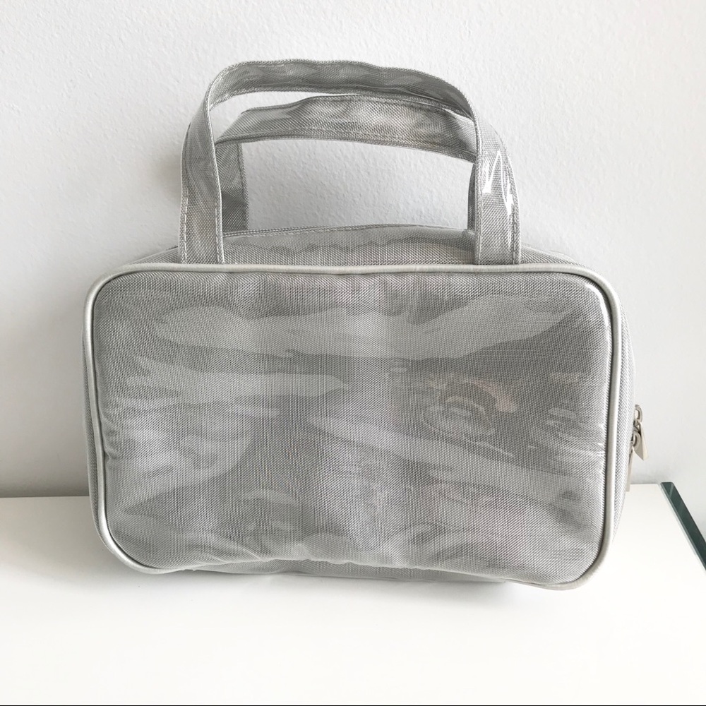 Marks & Spencer Space Silver Easy Clean Make Up Bag 90’s Y2K Vintage